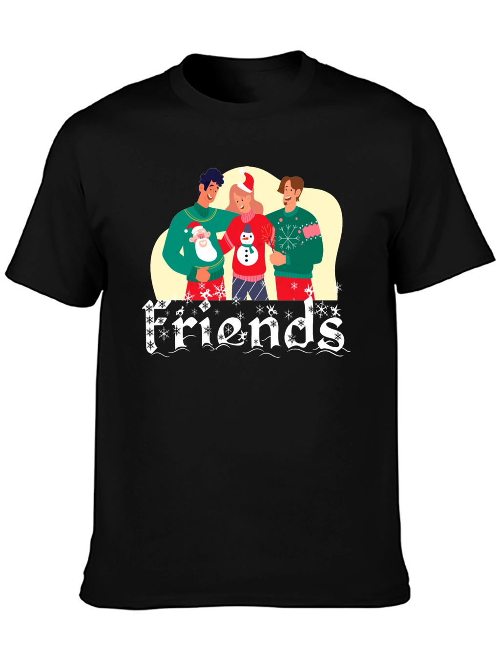 Festive Friends Christmas Graphic Tee