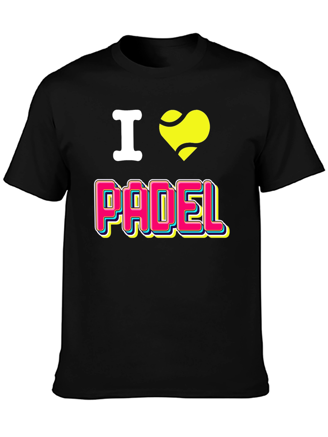 I Love Padel Tennis Graphic T-Shirt