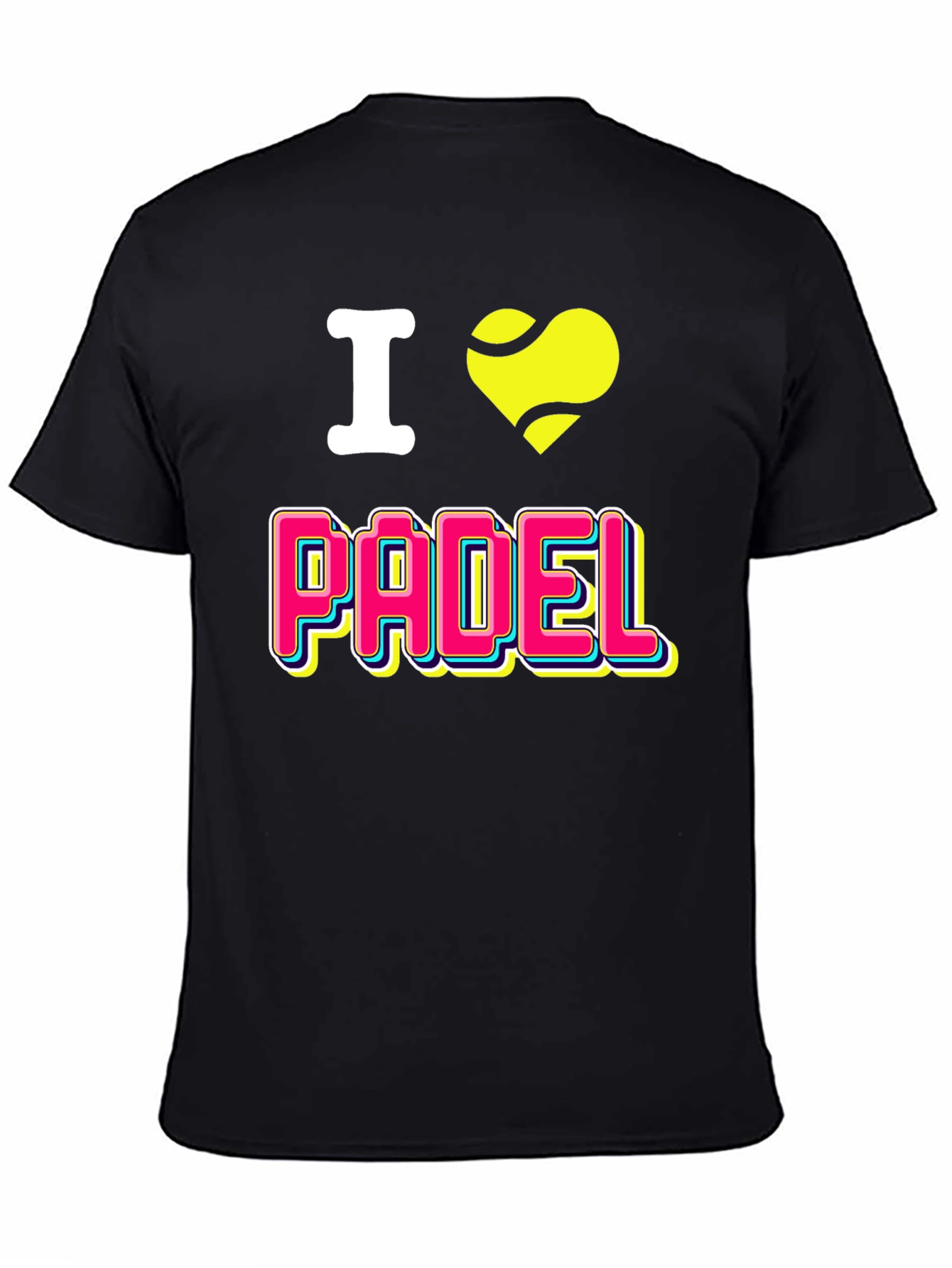 I Love Padel Tennis Graphic T-Shirt