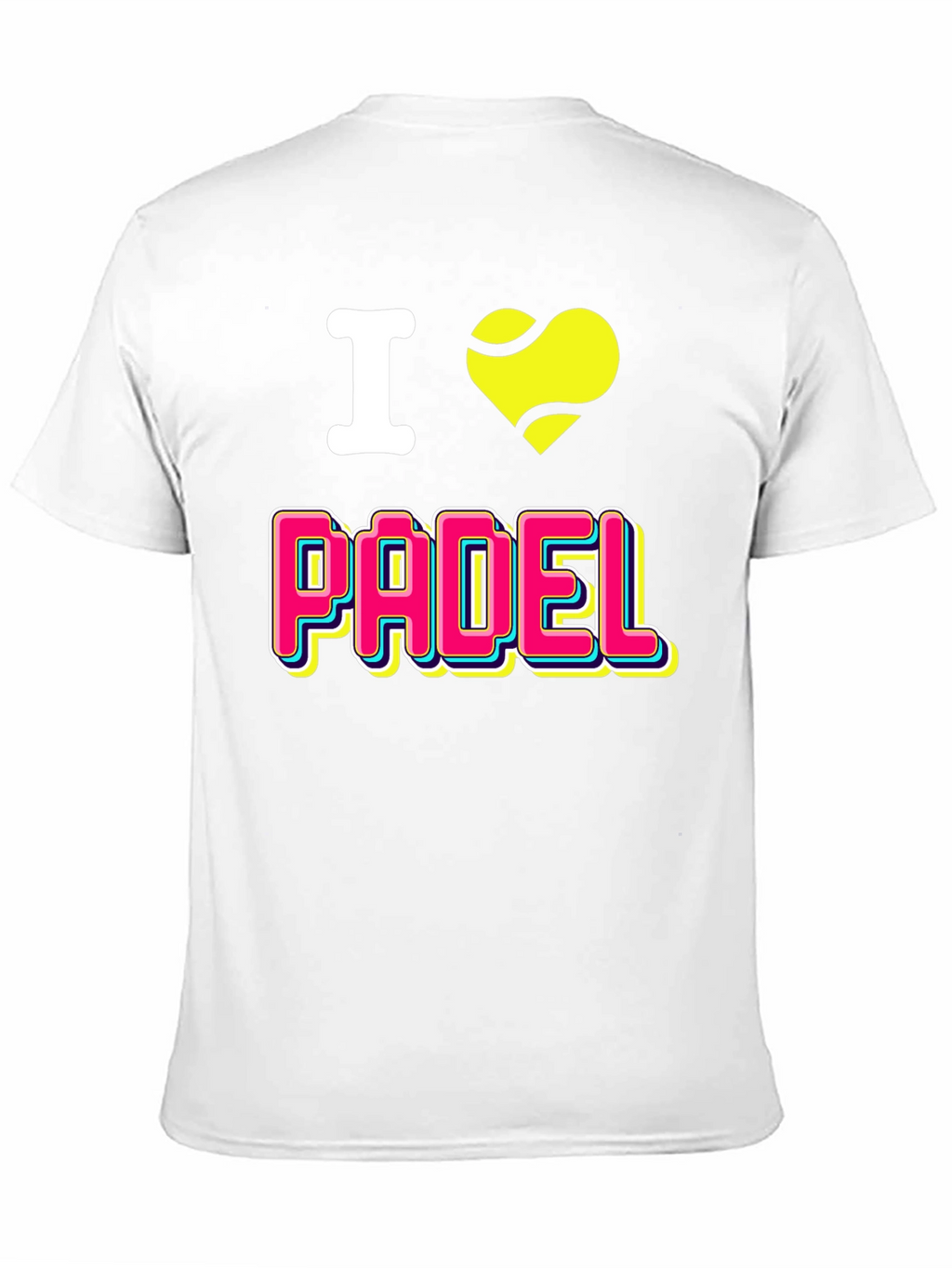 I Love Padel Tennis Graphic T-Shirt