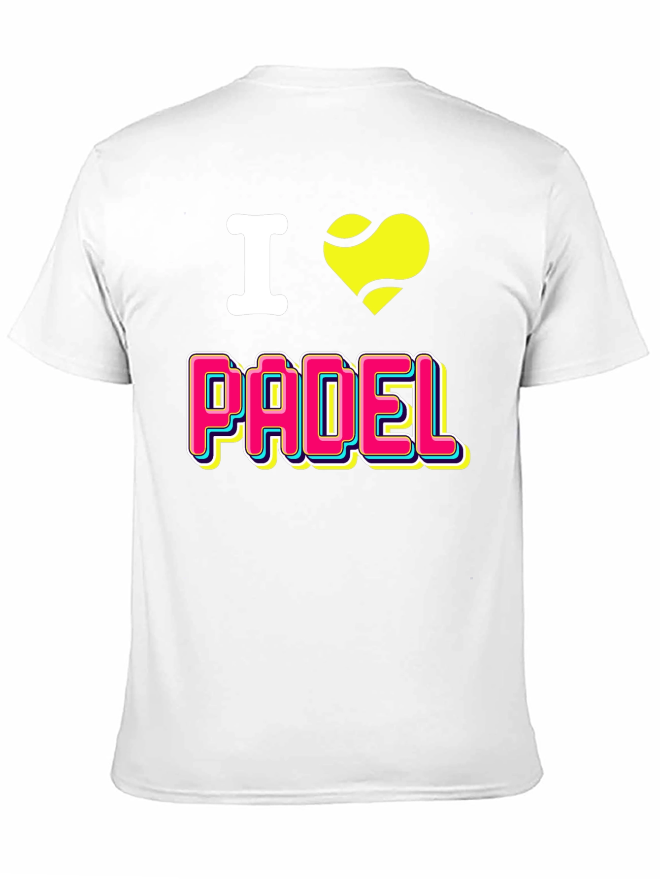 I Love Padel Tennis Graphic T-Shirt