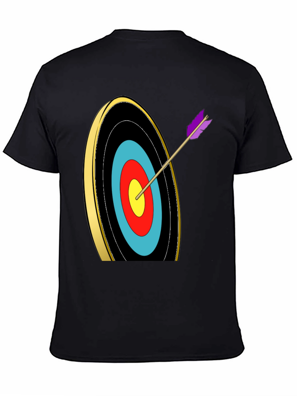 Archery Target Graphic Tee - Bullseye T-Shirt