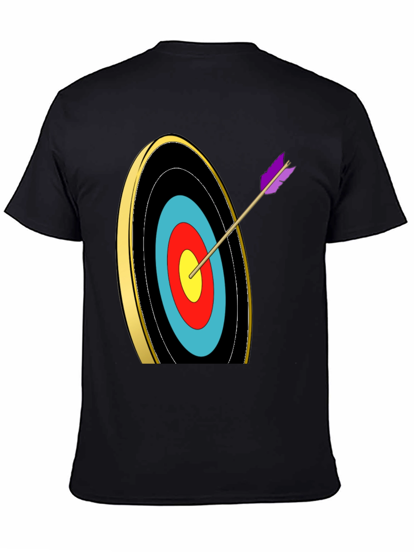 Archery Target Graphic Tee - Bullseye T-Shirt