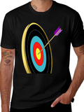 Archery Target Graphic Tee - Bullseye T-Shirt