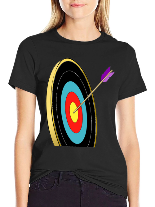 Archery Target Graphic Tee - Bullseye T-Shirt