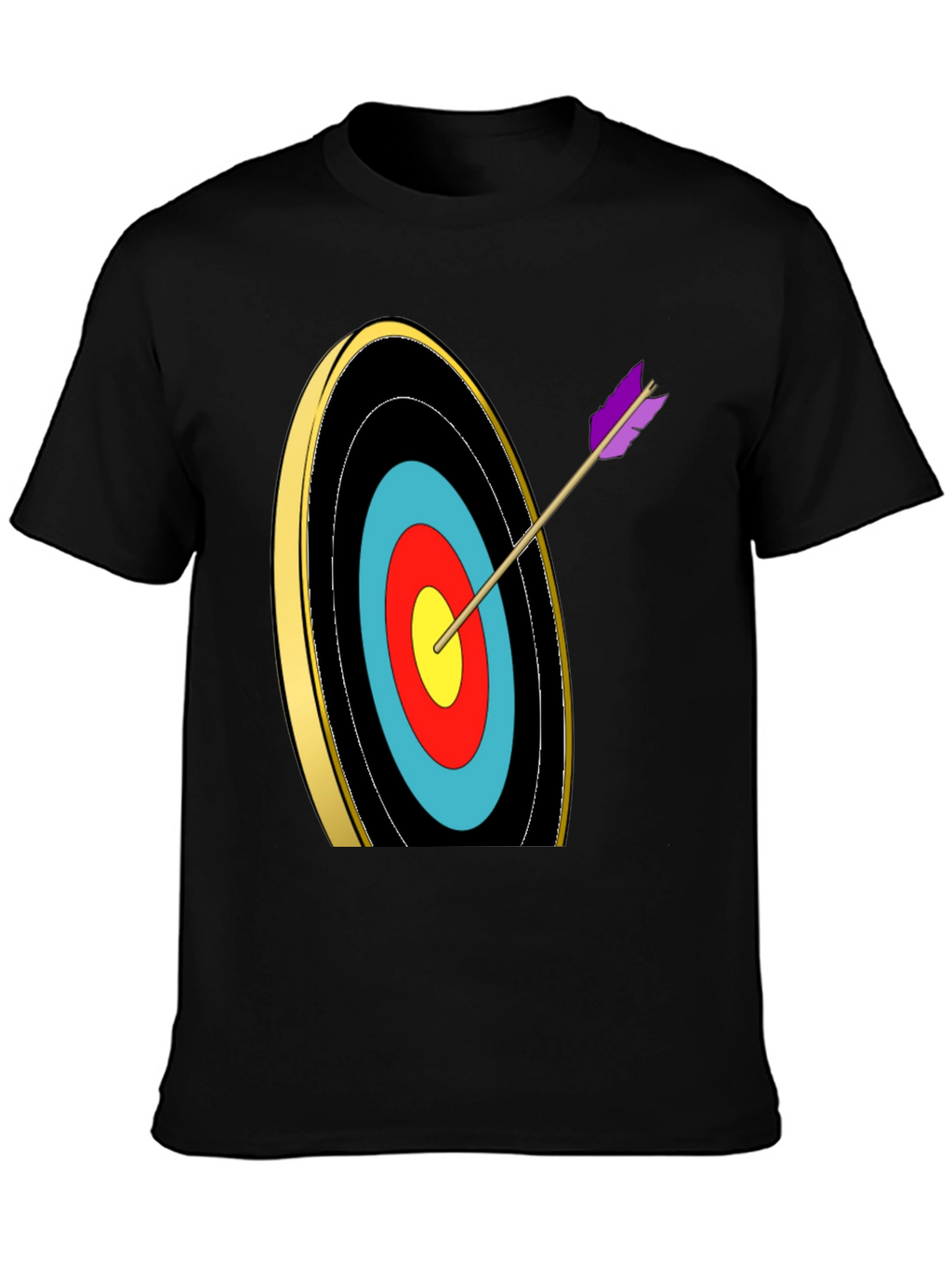 Archery Target Graphic Tee - Bullseye T-Shirt