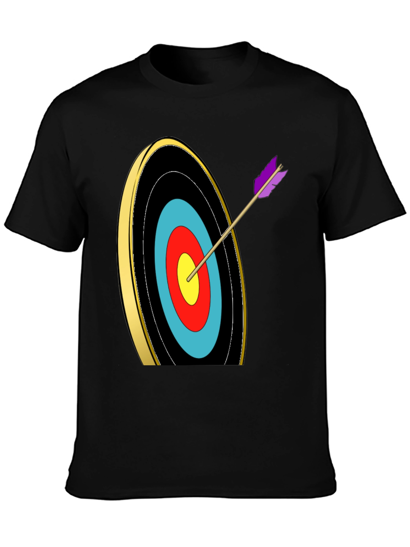 Archery Target Graphic Tee - Bullseye T-Shirt