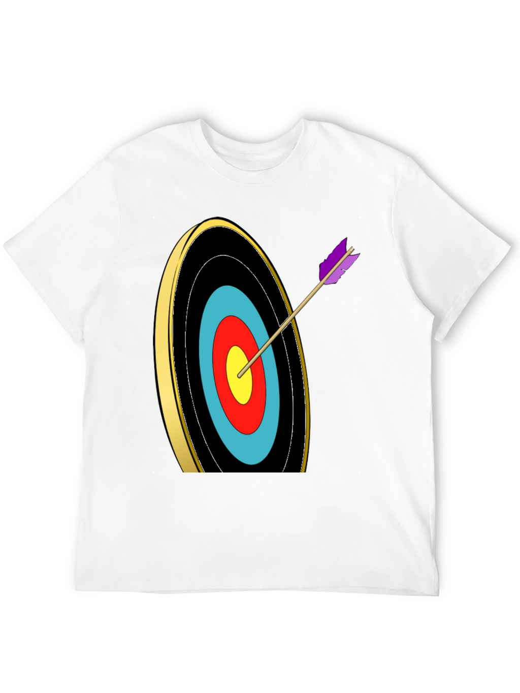 Archery Target Graphic Tee - Bullseye T-Shirt