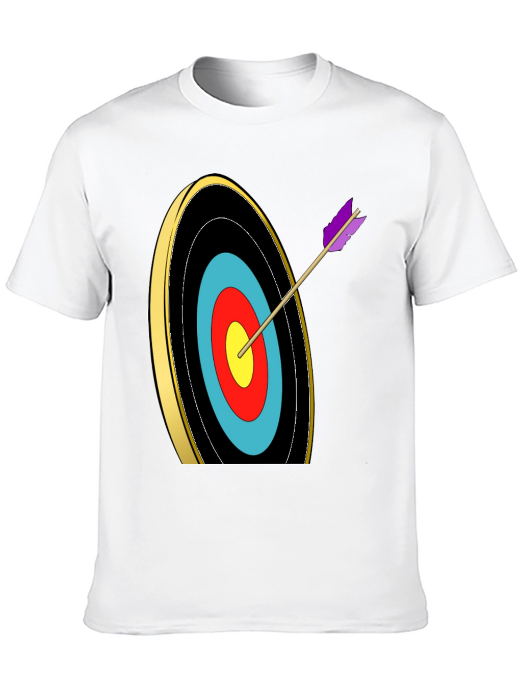 Archery Target Graphic Tee - Bullseye T-Shirt