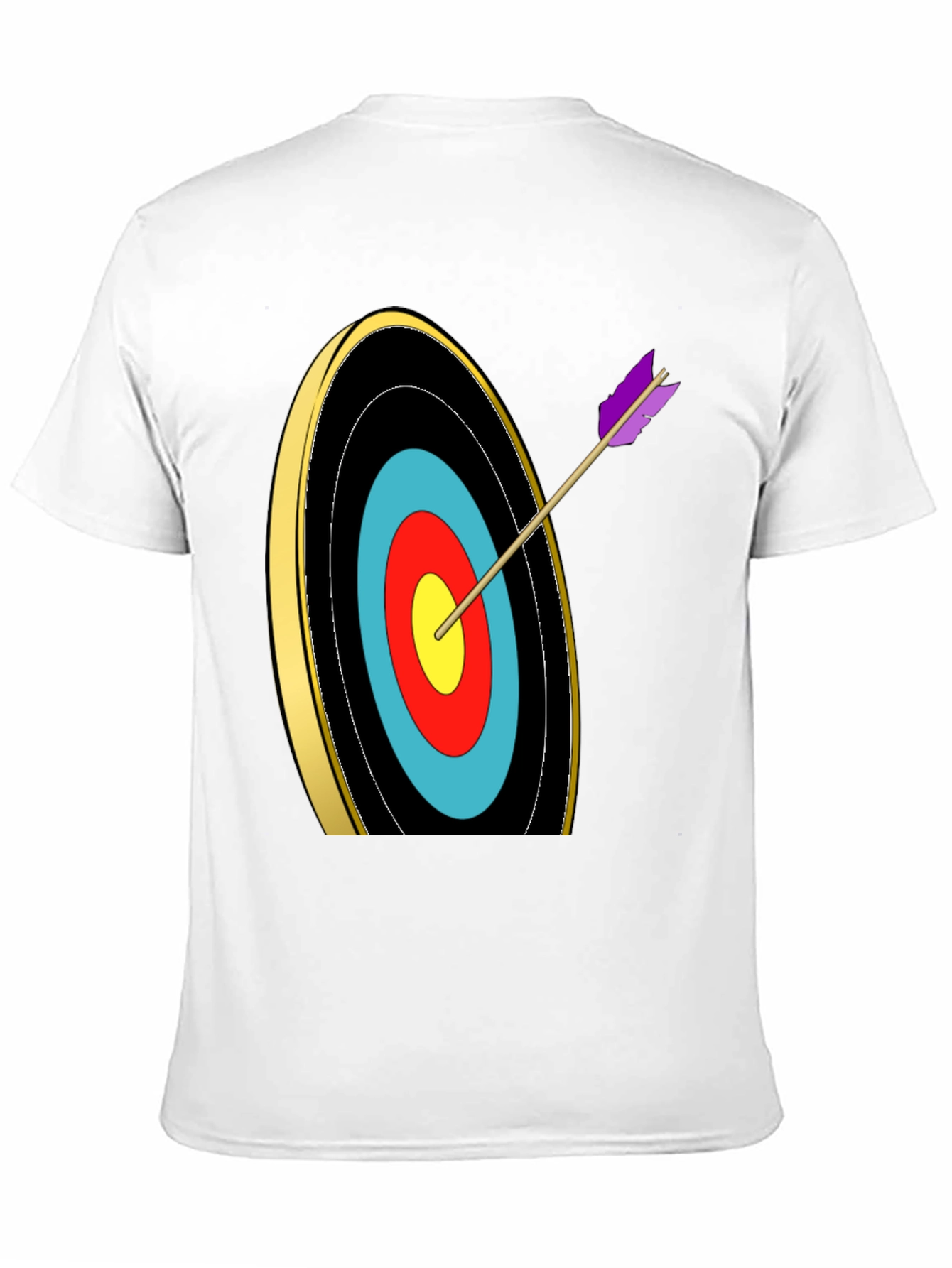 Archery Target Graphic Tee - Bullseye T-Shirt
