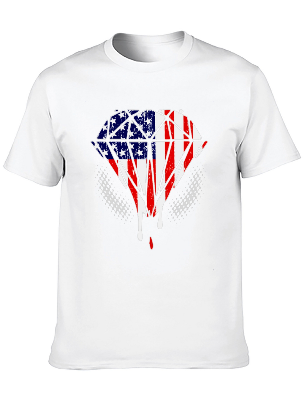 American Flag Diamond T-Shirt
