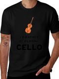 Cello Player T-Shirt - Music Lover Tee