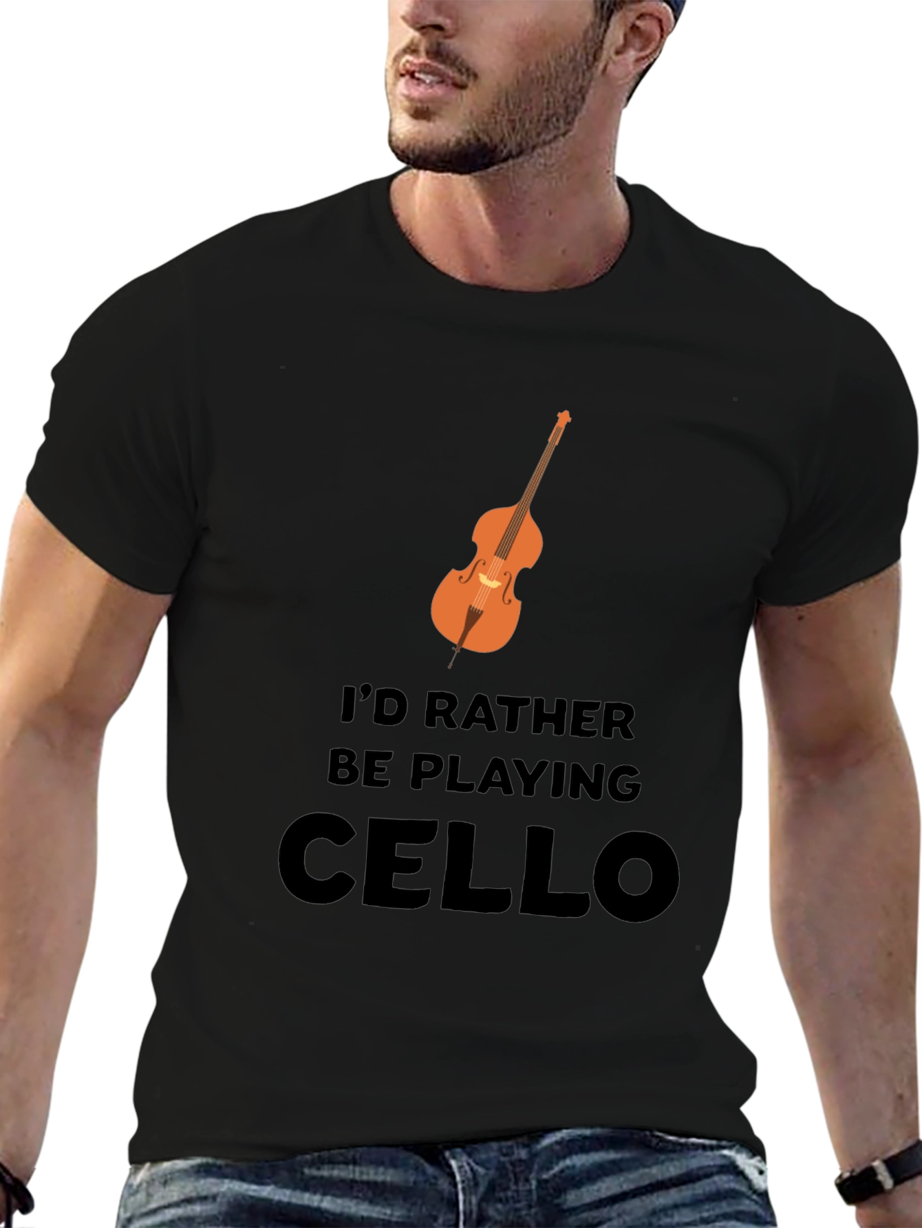 Cello Player T-Shirt - Music Lover Tee
