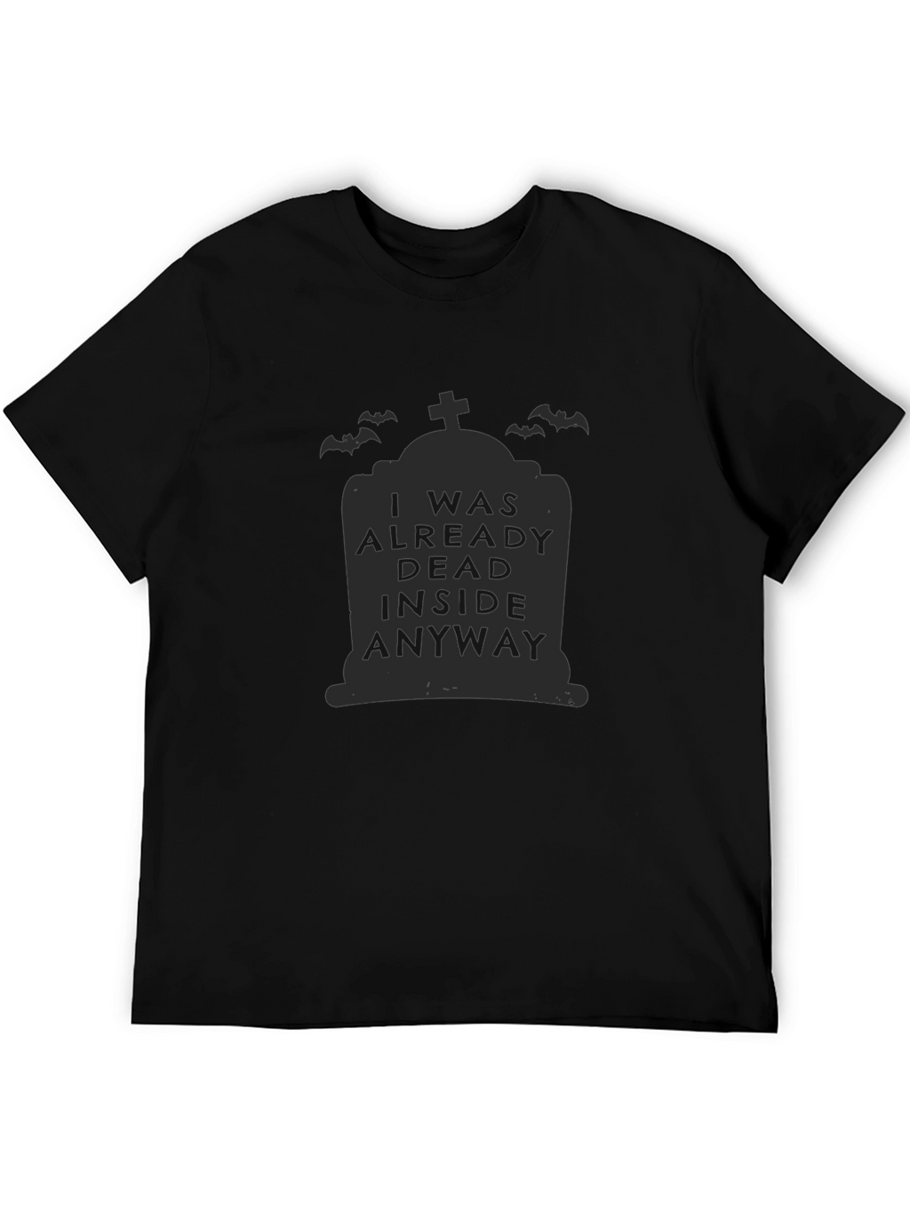 Dead Inside Halloween Tombstone Graphic Tee