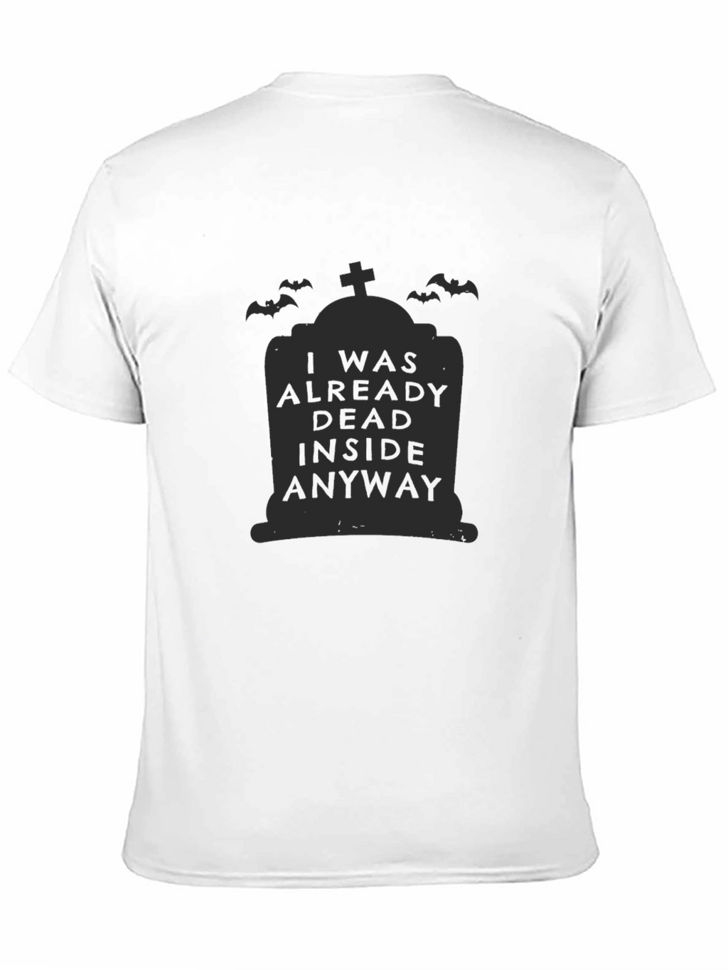 Dead Inside Halloween Tombstone Graphic Tee