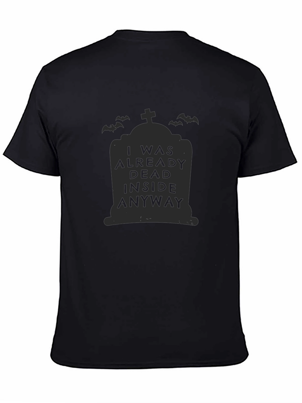 Dead Inside Halloween Tombstone Graphic Tee
