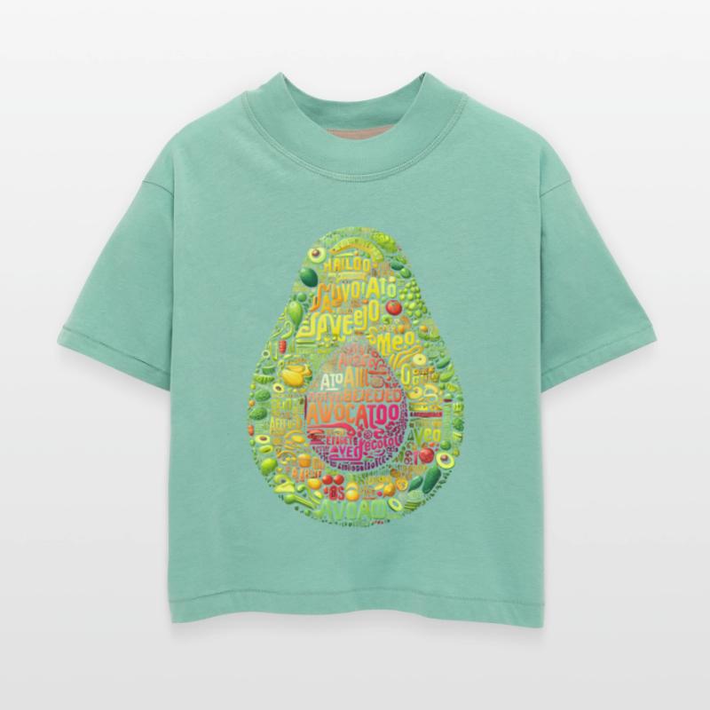 ULTRA AVOCADO TYPOGRAPHY ART, TEXT ART, WORD ART