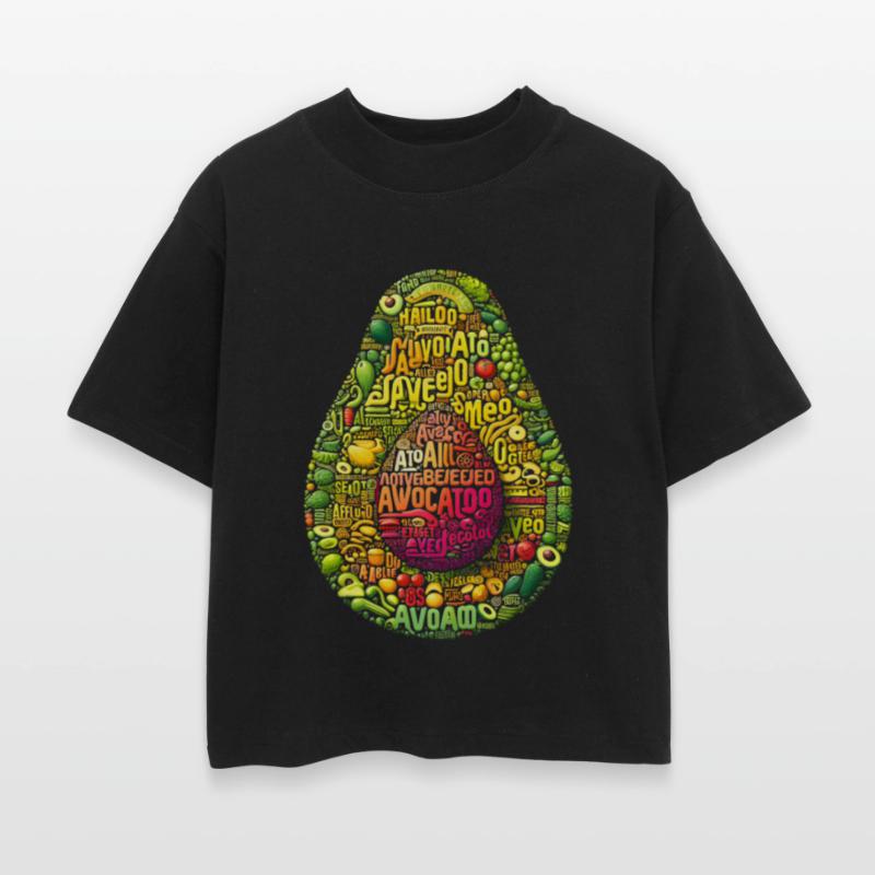 ULTRA AVOCADO TYPOGRAPHY ART, TEXT ART, WORD ART