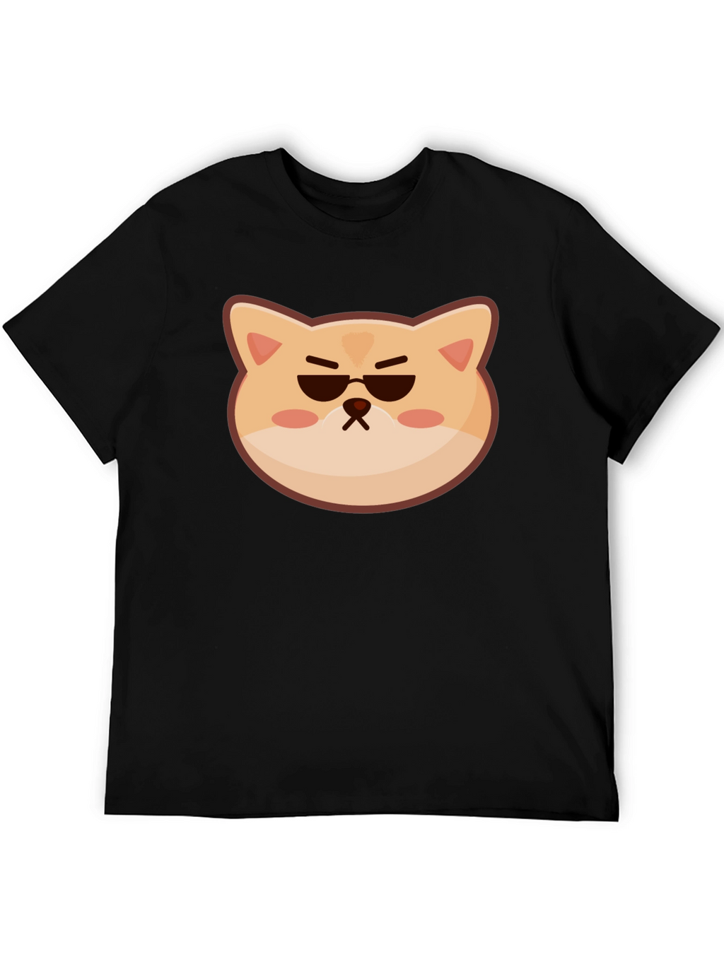 Cool Cat Graphic Tee - Unisex Black T-Shirt