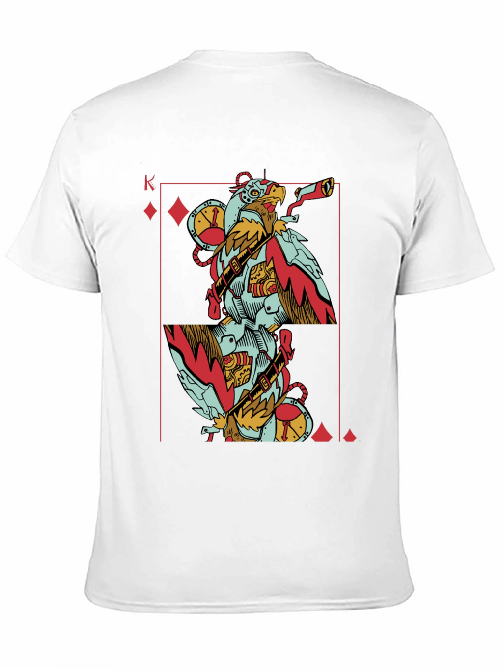 King of Diamonds Steampunk Bird T-Shirt