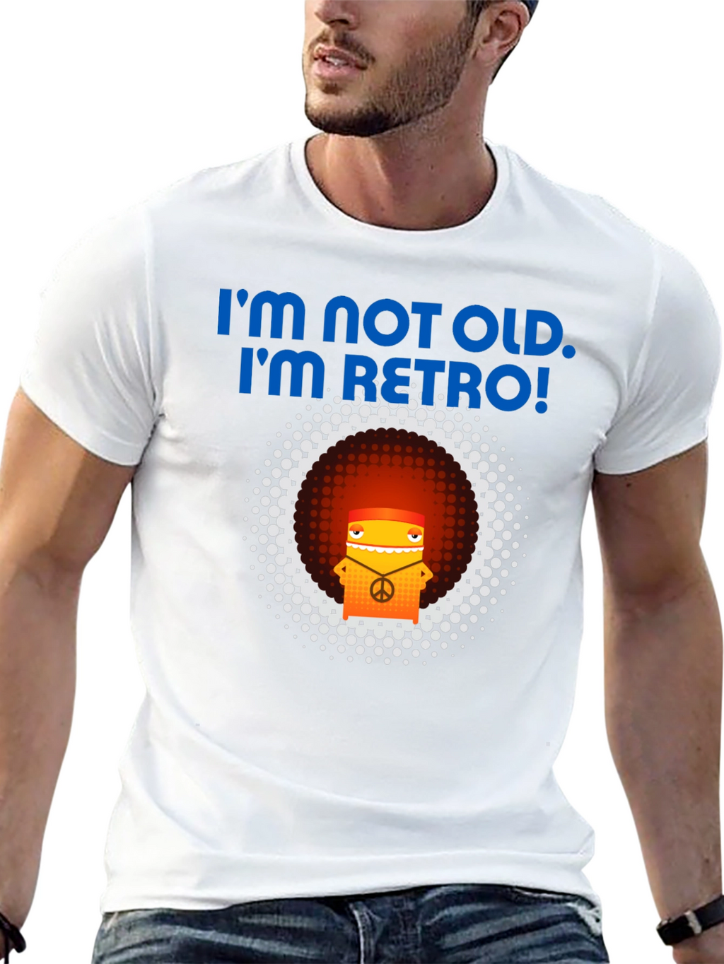 Retro Cartoon Graphic T-Shirt - Im Not Old!