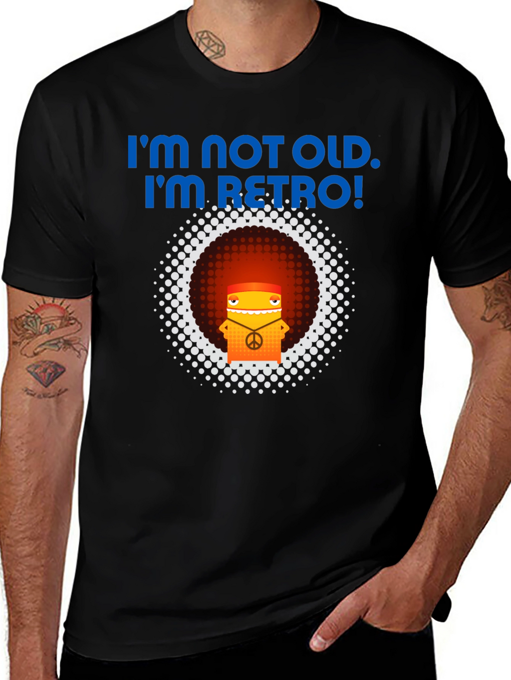 Retro Cartoon Graphic T-Shirt - Im Not Old!
