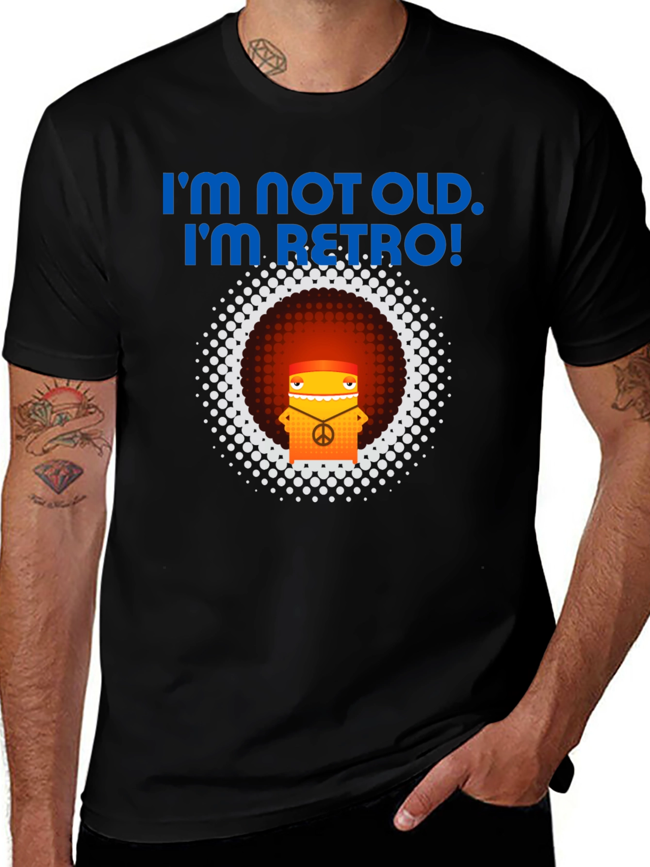 Retro Cartoon Graphic T-Shirt - Im Not Old!