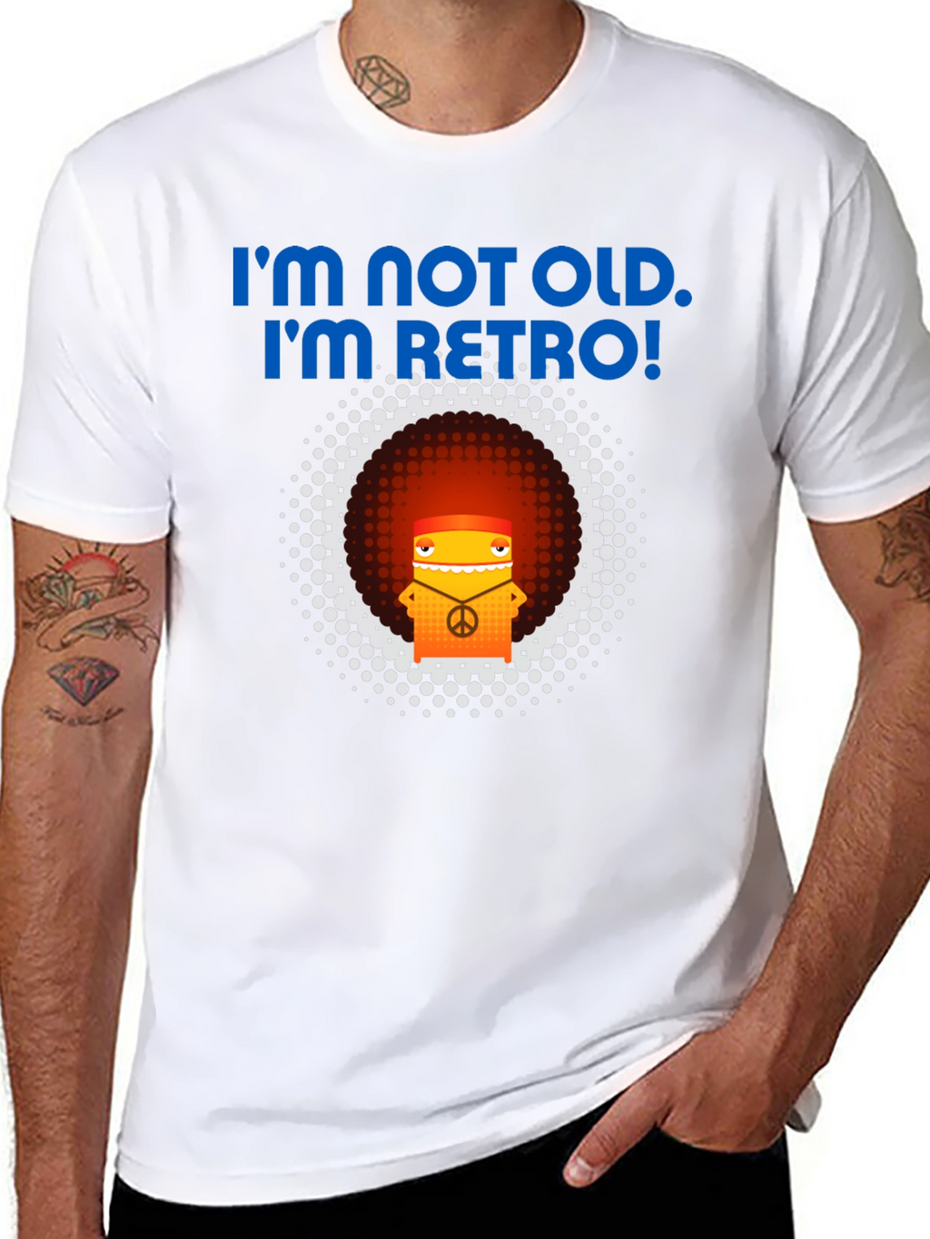 Retro Cartoon Graphic T-Shirt - Im Not Old!
