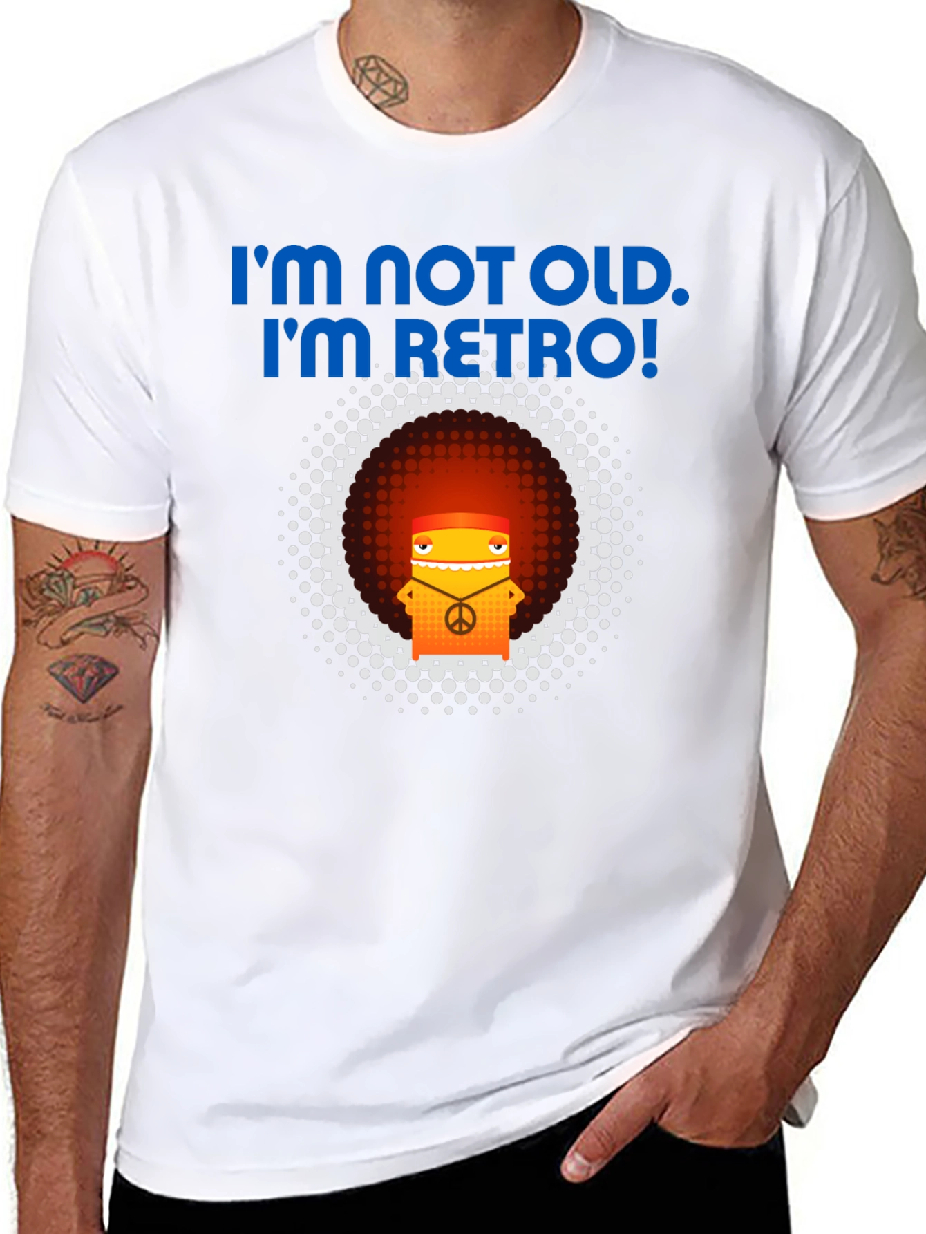 Retro Cartoon Graphic T-Shirt - Im Not Old!
