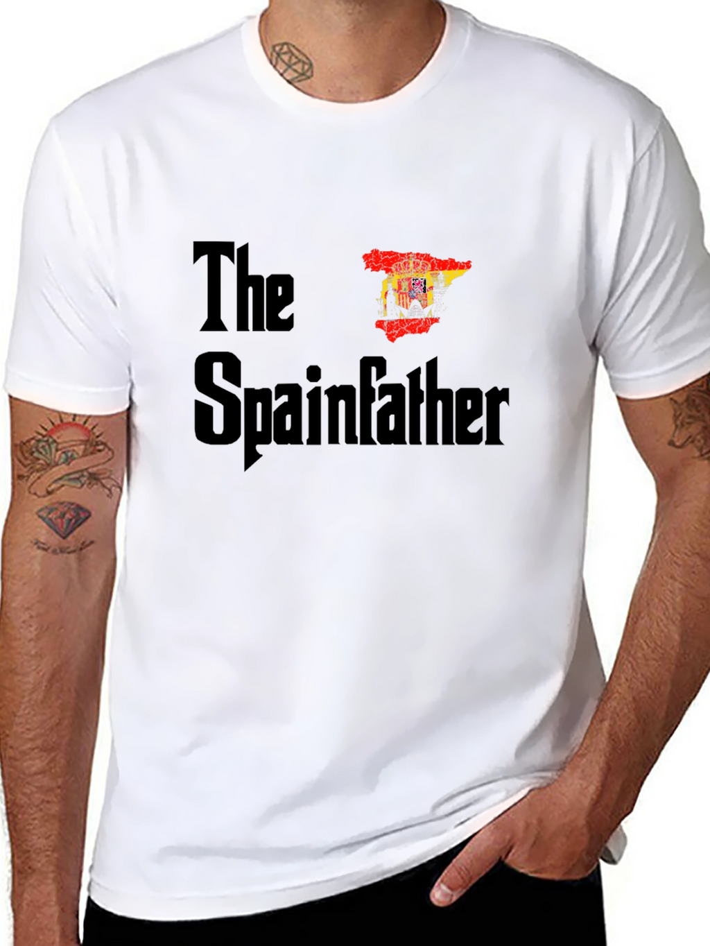 The Spainfather Funny Graphic T-Shirt