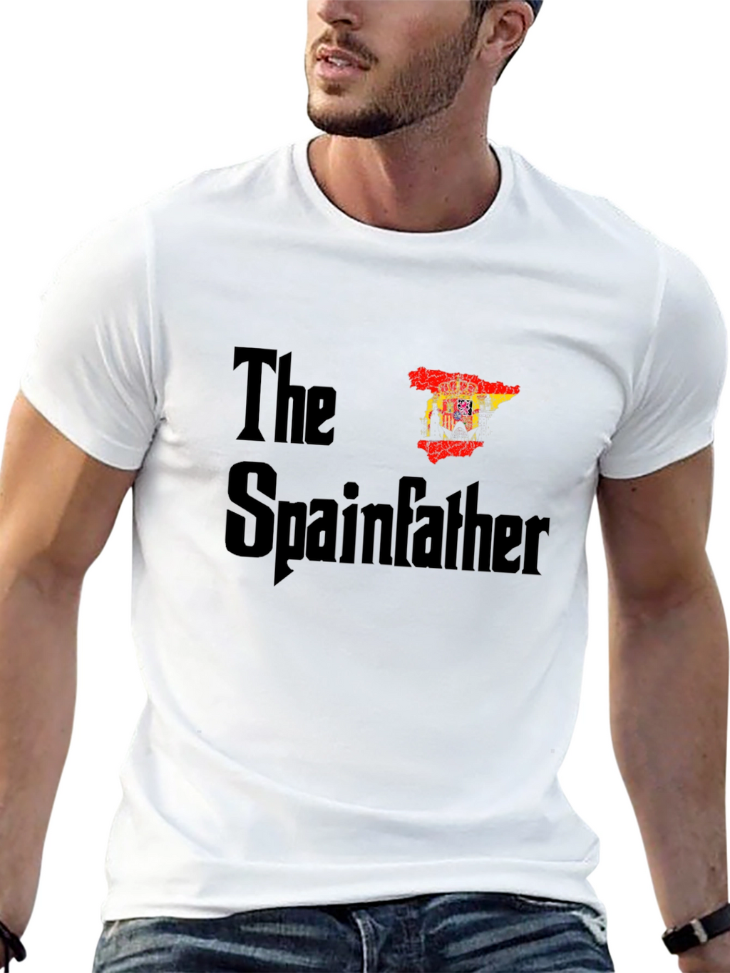 The Spainfather Funny Graphic T-Shirt