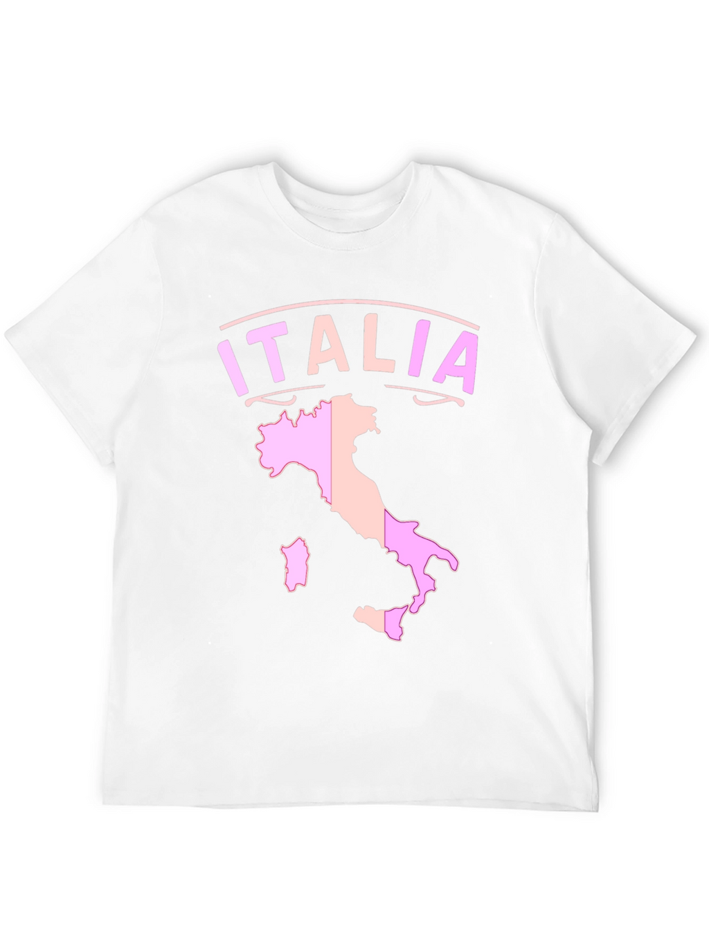 Italia Map Graphic Tee - Black T-Shirt