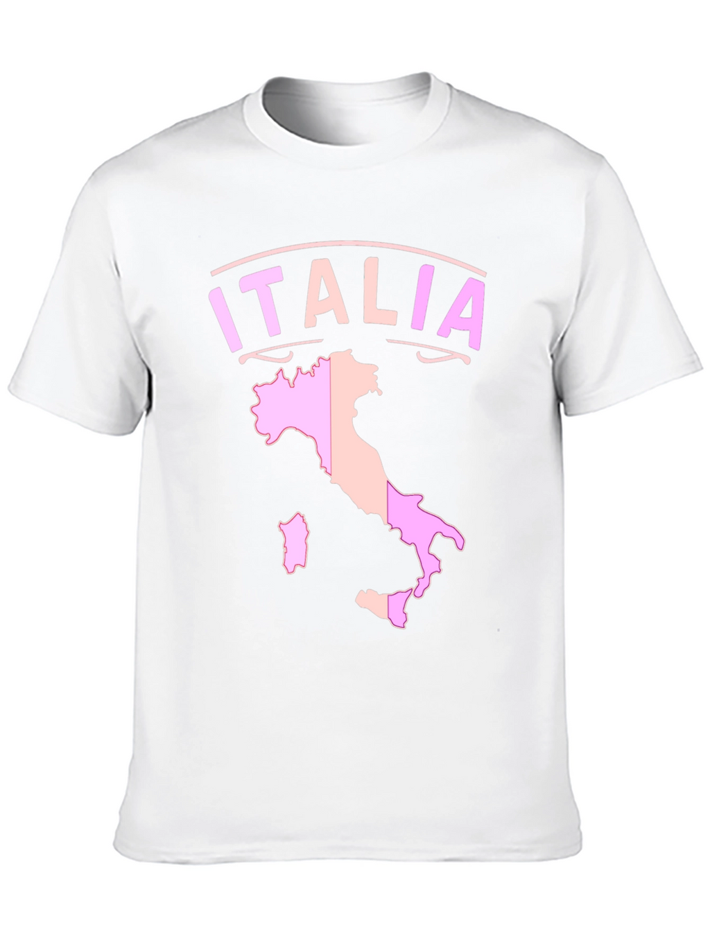Italia Map Graphic Tee - Black T-Shirt