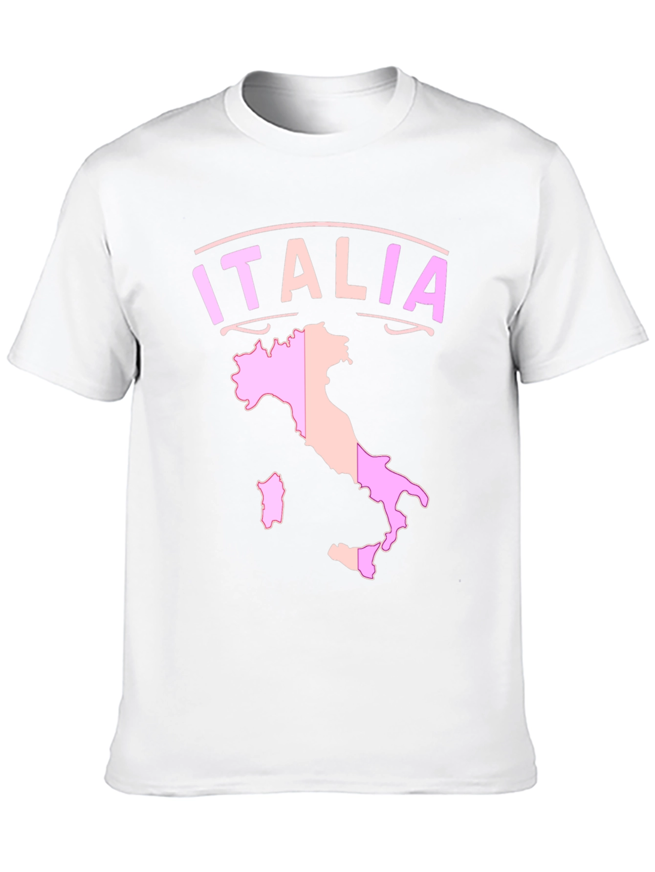 Italia Map Graphic Tee - Black T-Shirt