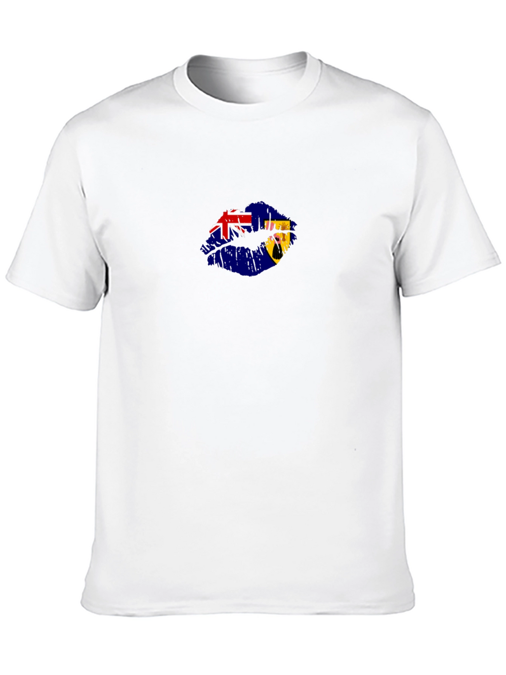 Turks & Caicos Islands Flag Lips T-Shirt