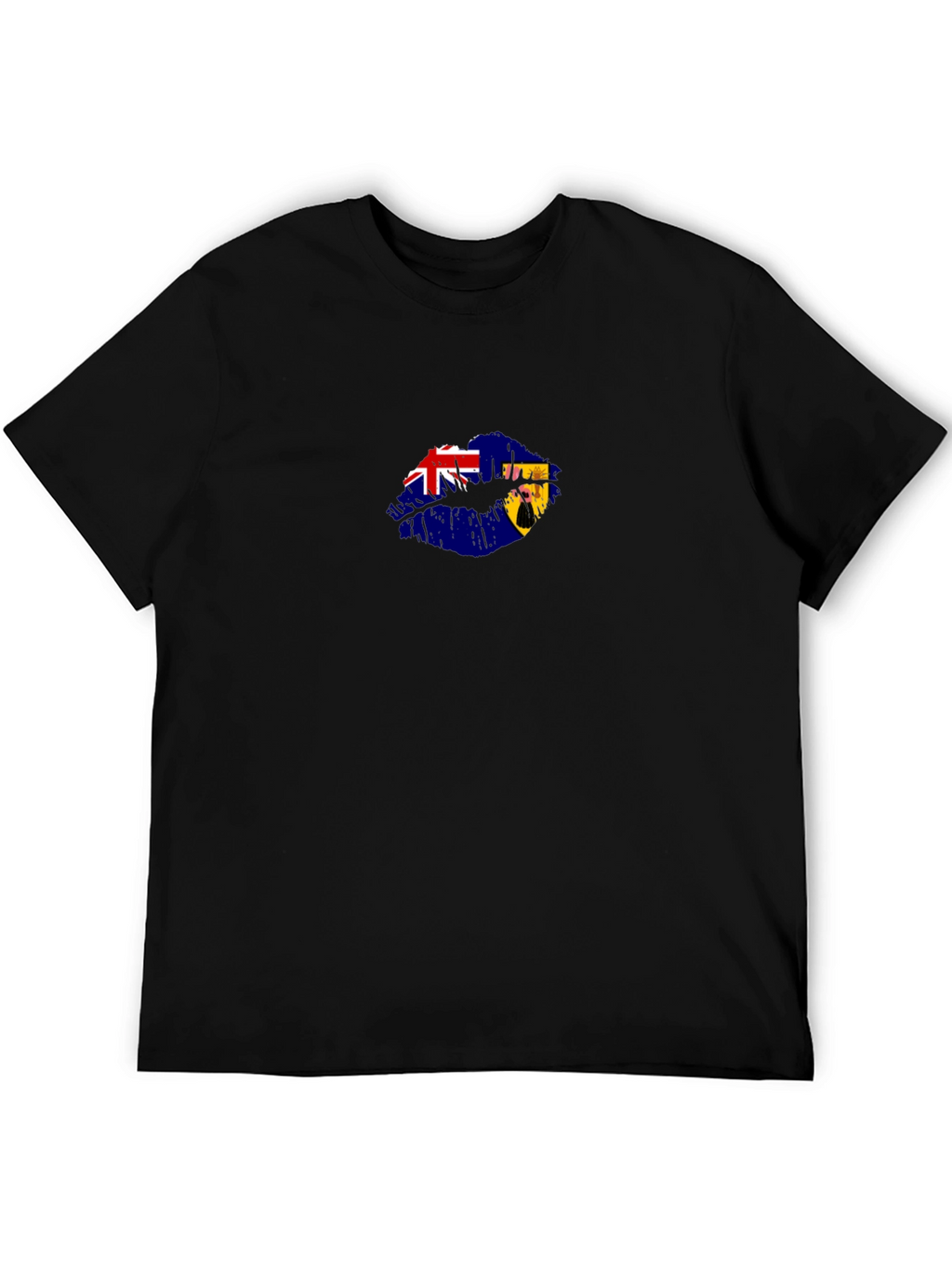 Turks & Caicos Islands Flag Lips T-Shirt
