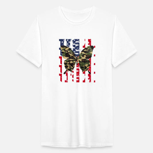 USA America Camouflage Butterfly