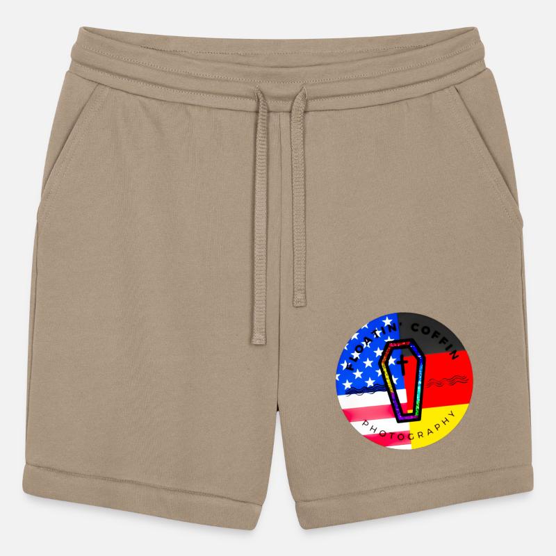 USA Germany Flag Floatin Coffin Photography