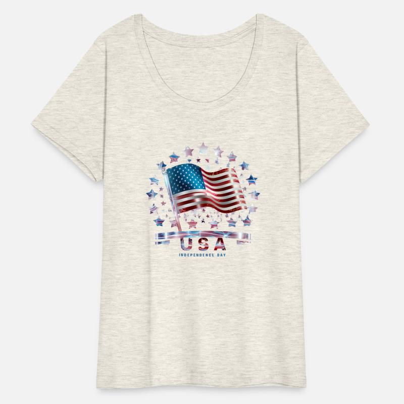 USA Independence Day Stars Logo