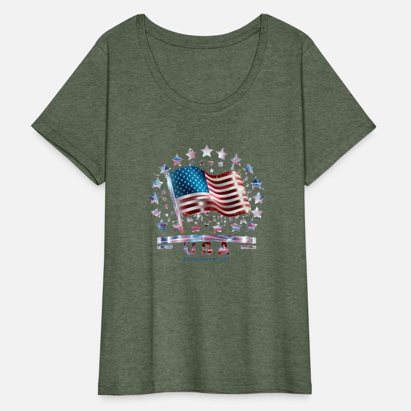 USA Independence Day Stars Logo