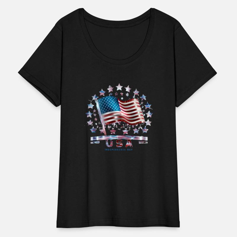 USA Independence Day Stars Logo