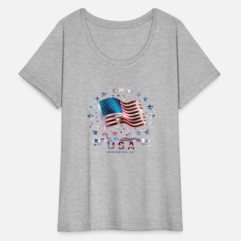 USA Independence Day Stars Logo