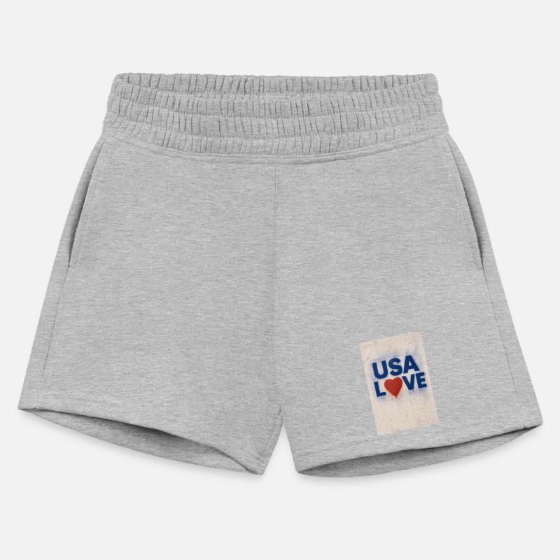 USA Love Heart Graphic Design