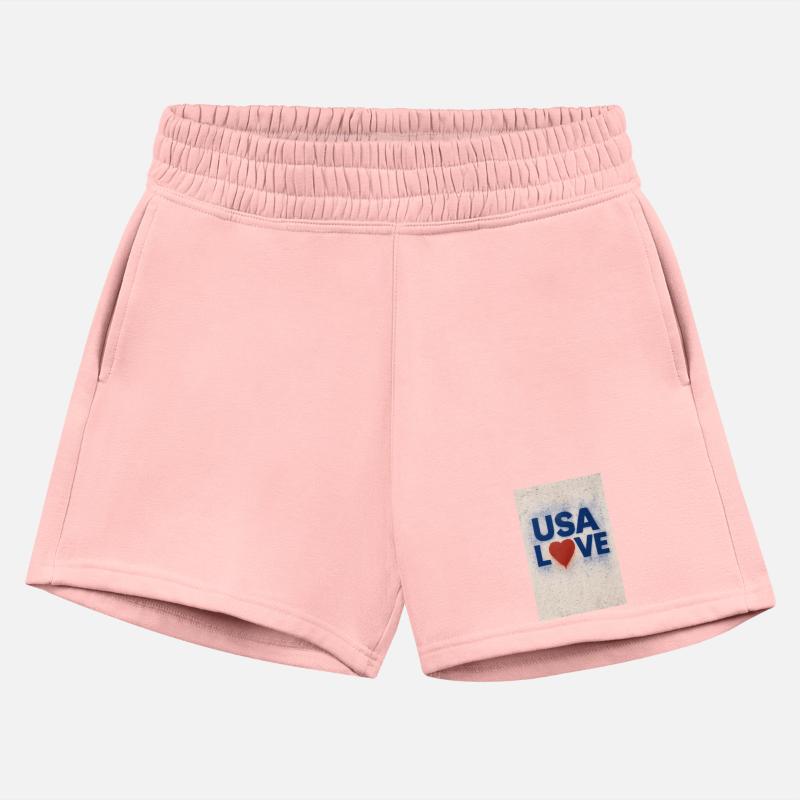 USA Love Heart Graphic Design