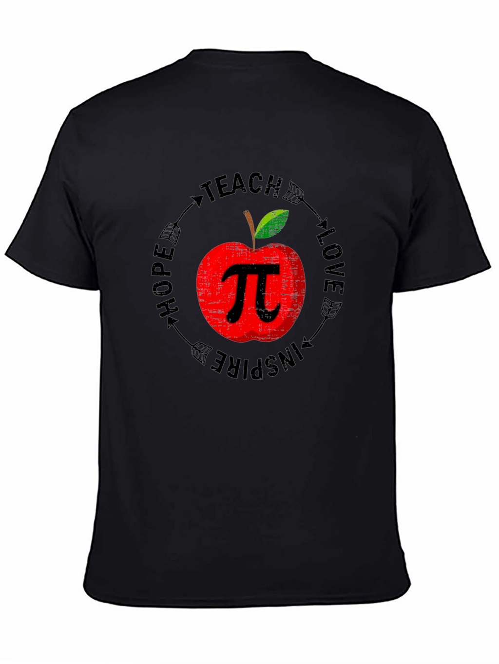 Teacher Apple Pi Graphic Tee
