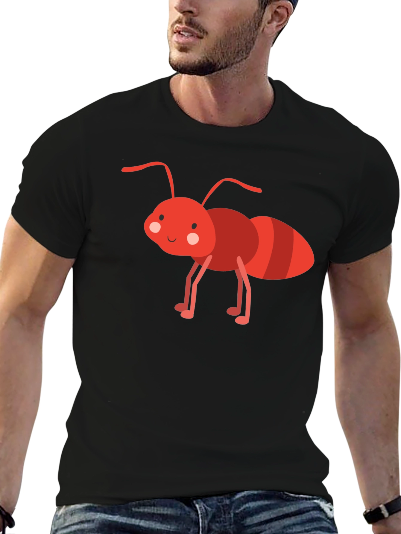 Ant Cartoon Graphic T-Shirt
