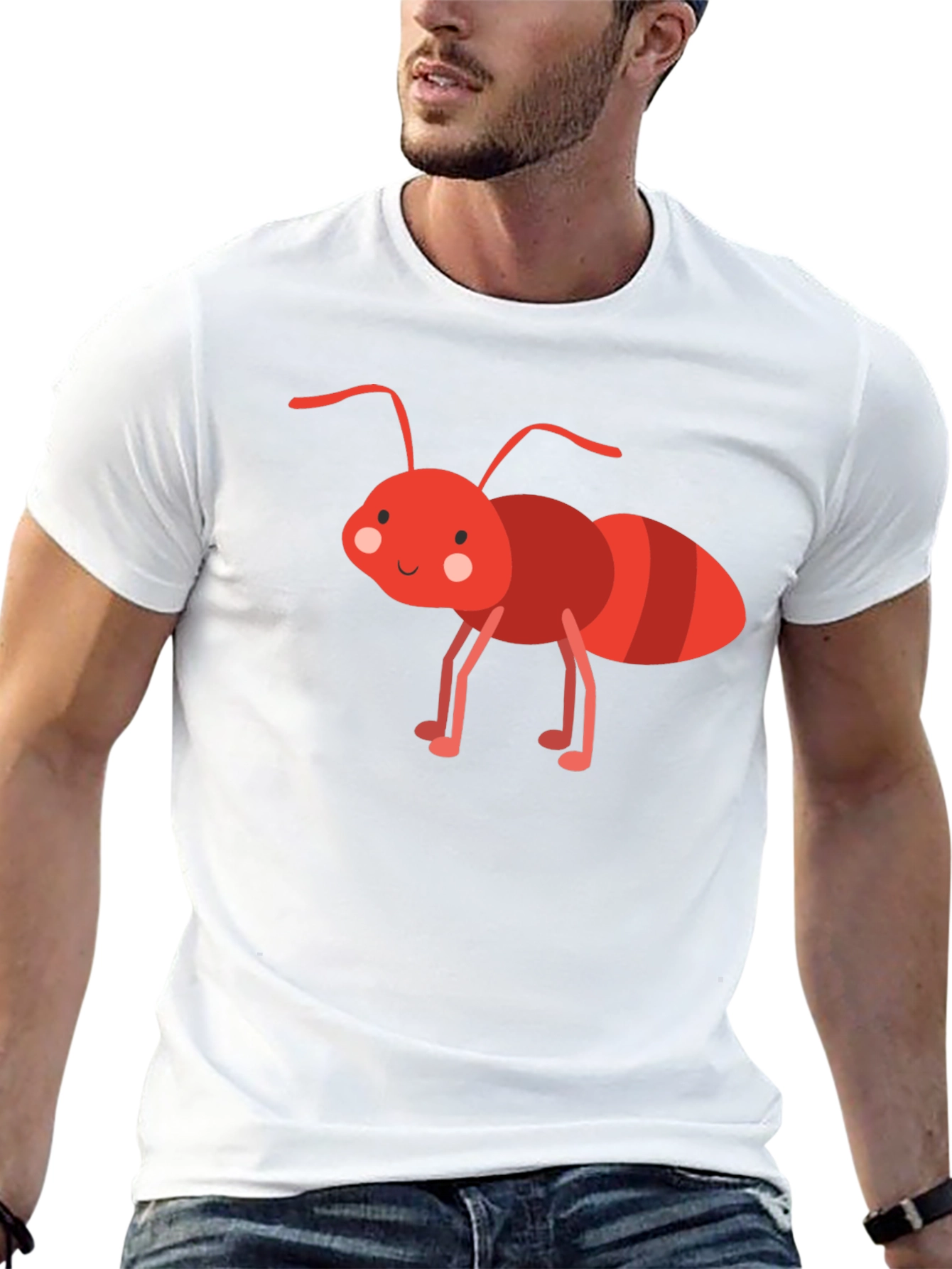 Ant Cartoon Graphic T-Shirt