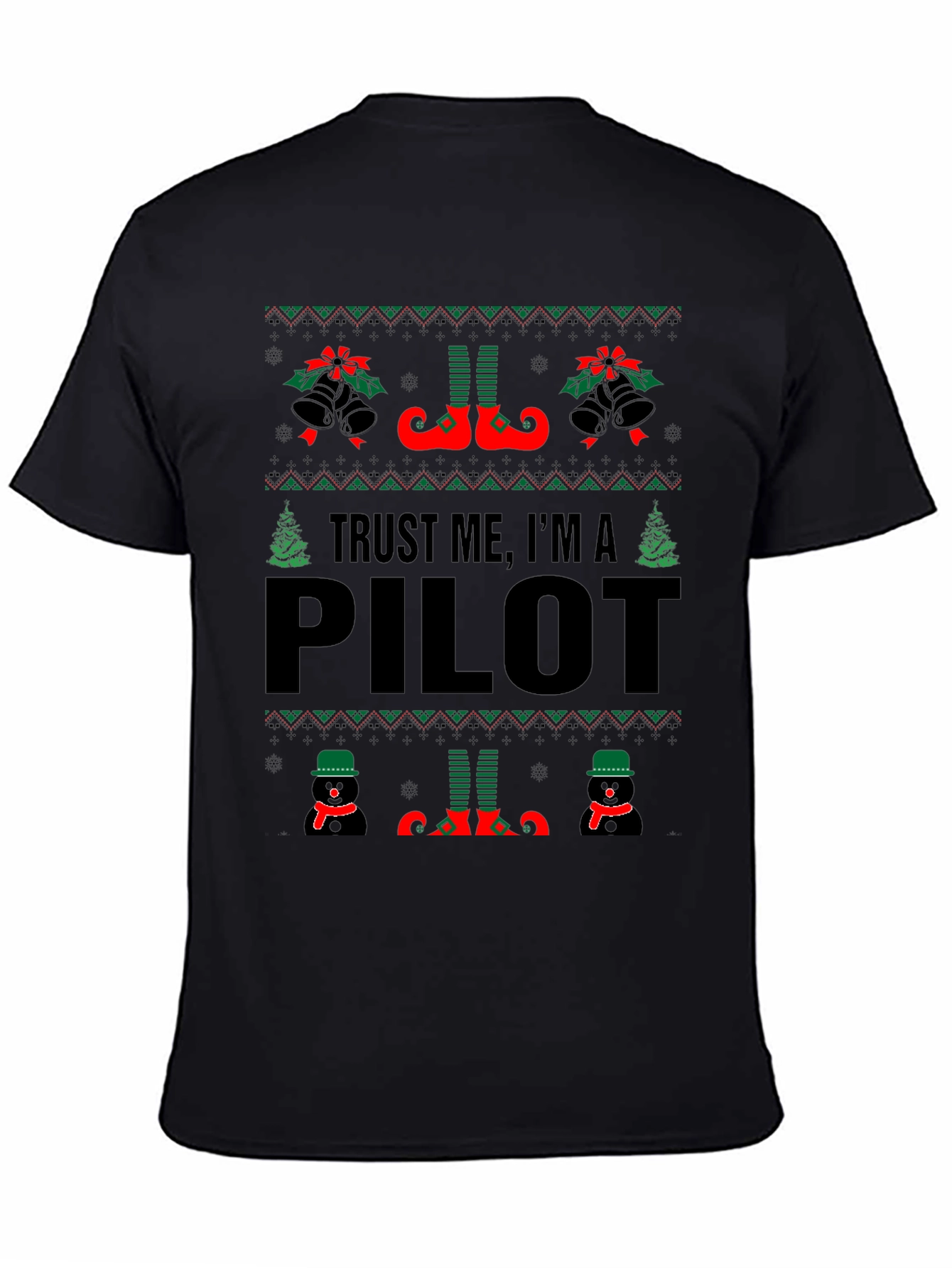 Trust Me Im A Pilot Ugly Christmas T-Shirt
