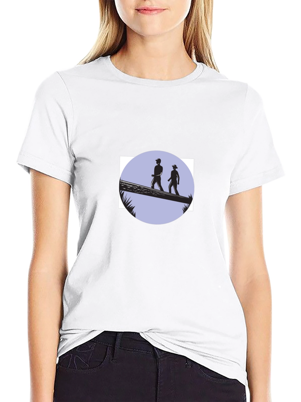 Adventure Seeker Tee - Black Cotton Graphic T-Shirt