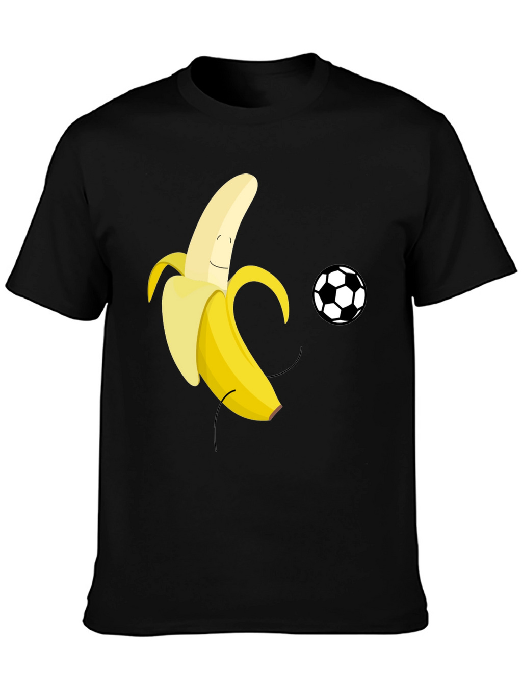 Banana Soccer T-Shirt - Playful Graphic Tee